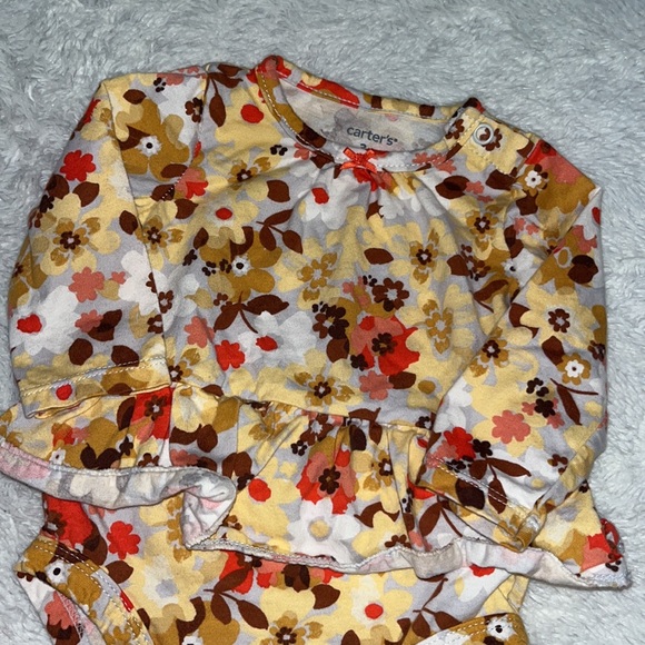 (3 for $10) carters floral bodysuit - Picture 3 of 5